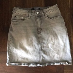 Calvin Klein Jean Skirt-Grey